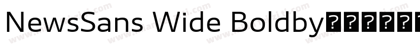 NewsSans Wide Boldby字体转换